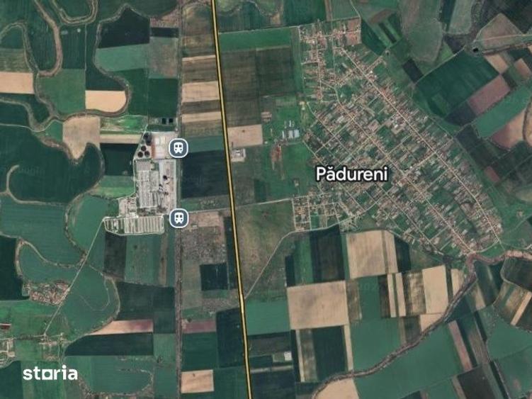 Padureni- Teren Intravilan- 7400mp-2 fronturi-22e/mp - 1