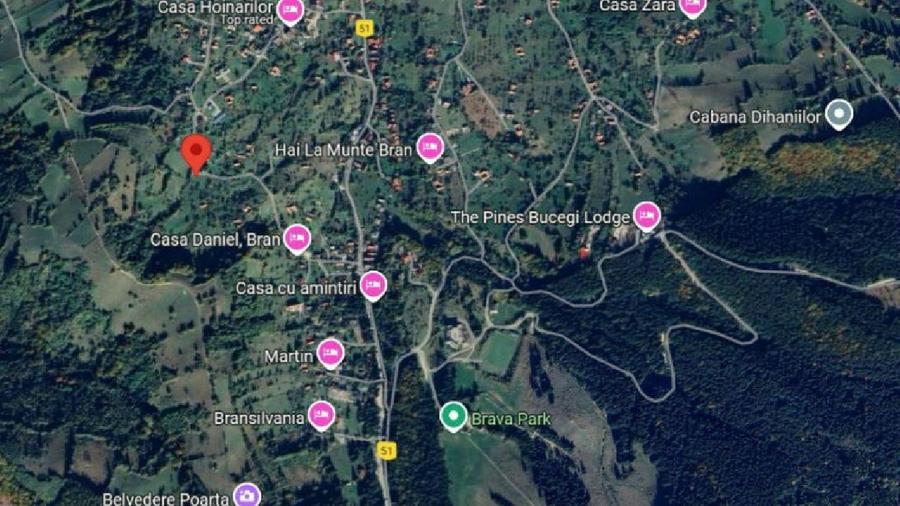 Teren agricol extravilan de 2000 mp, în Bran