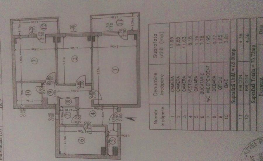 Apartament cu 3 camere decomandat, mobilat în Drumul Taberei