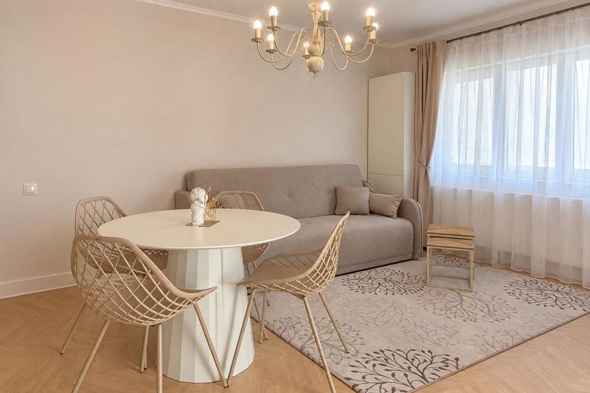Apartament cu 2 camere semidecomandat, mobilat în Florești