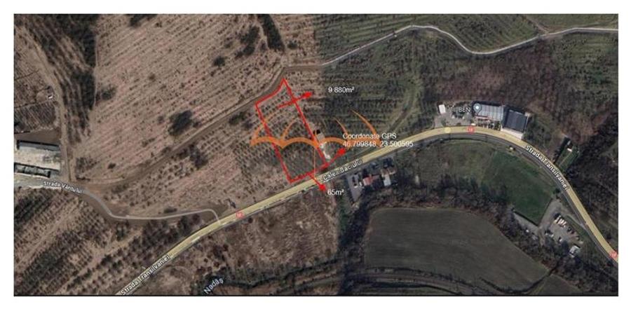 Teren intravilan de vanzare in Baciu 9.880/?/92 /? - 2