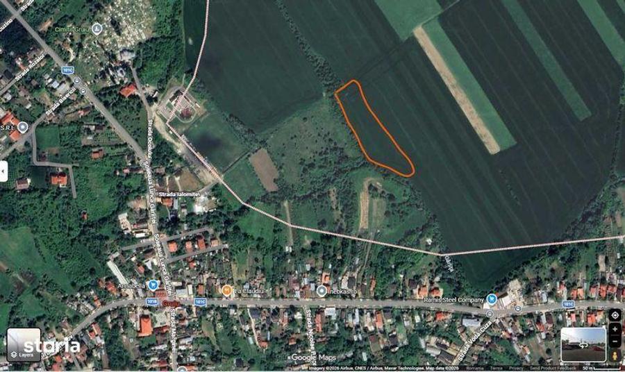 Vand teren extravilan Gruiu, 8600 mp, 35ml deschidere - 1