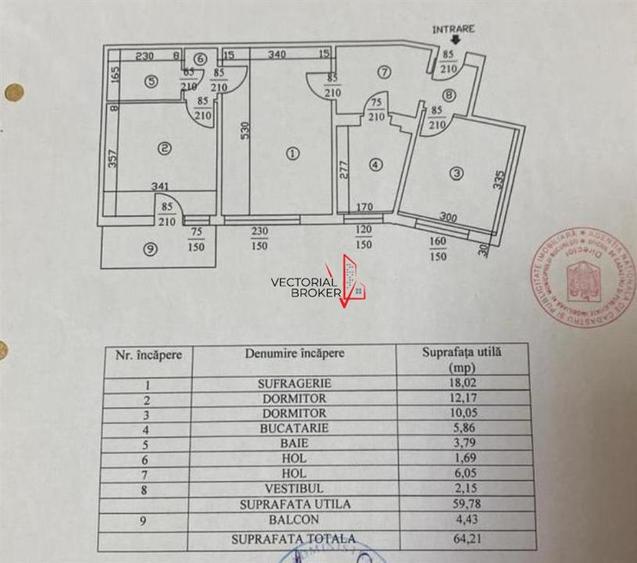 1 DEC 1918 / 3 CAMERE CU VEDERE LIBERA - 1