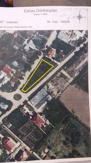 Teren intravilan Voluntari, ideal vila/casa, str. Aurel Vlaicu - 2