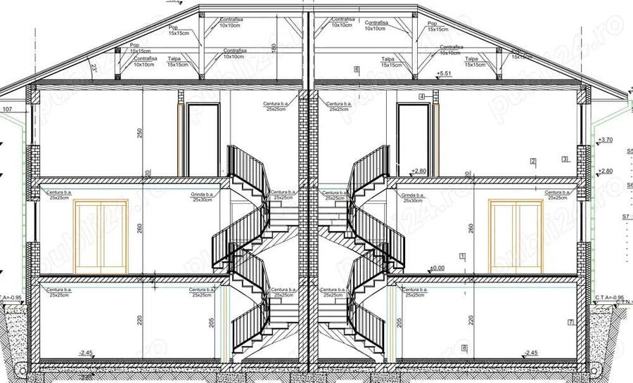 Duplex semifinisat, zona Somesului - 6