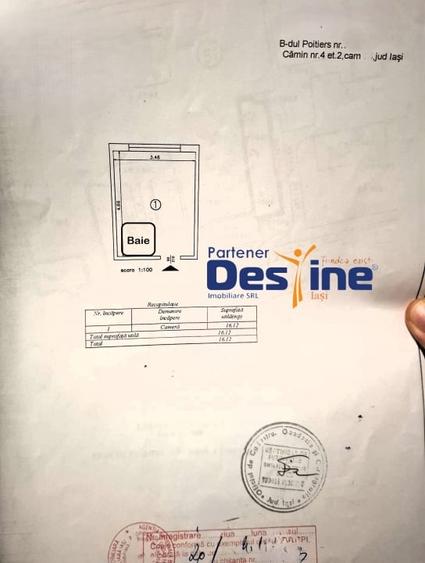 Camera camin 16 mp baie proprie mobilat si utilata renovata etaj 2 Frumoasa - 6