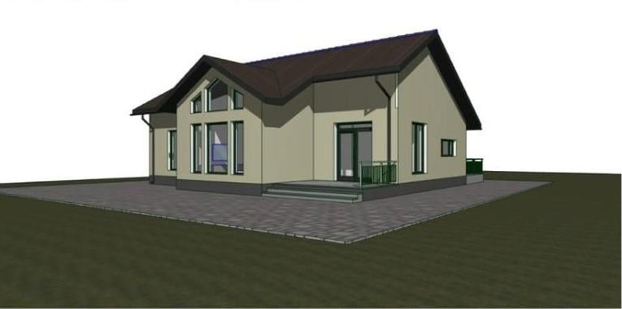 Casa individuala parter 115mp utili, teren 537mp, toate utilitatile, Sanpetru - 2