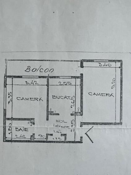 De vanzare: Apartament 2 camere decomandat – Moara de Foc, Iasi - 6
