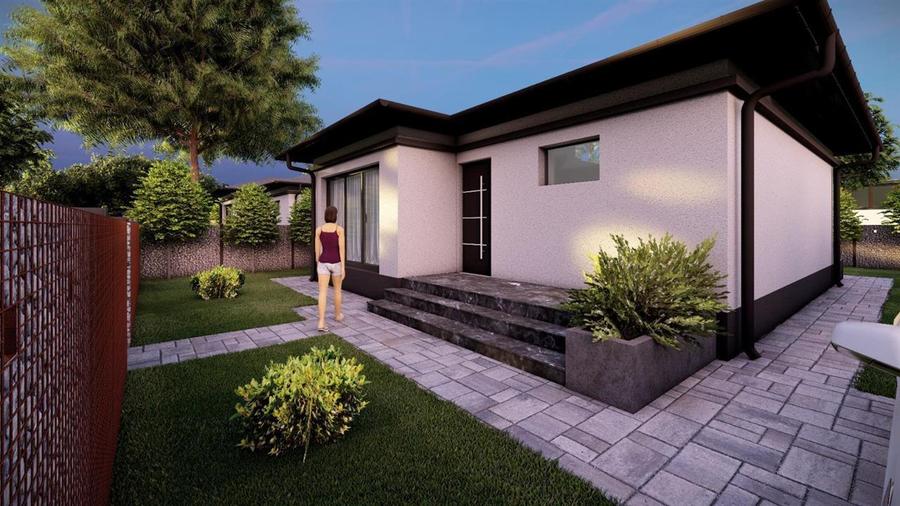 <Casa individuala> 3 camere 1 baie 250mp teren - 1