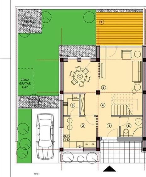 Vila tip duplex in cartier rezidential, 3 dormitoare, 2 bai, pompa de caldura, B - 19