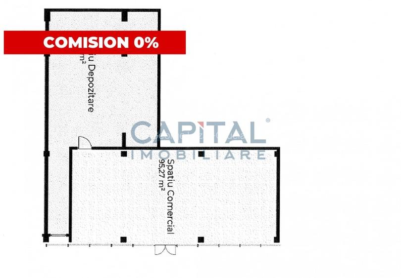 Spatiu comercial de vanzare in Sopor 178,08 mp