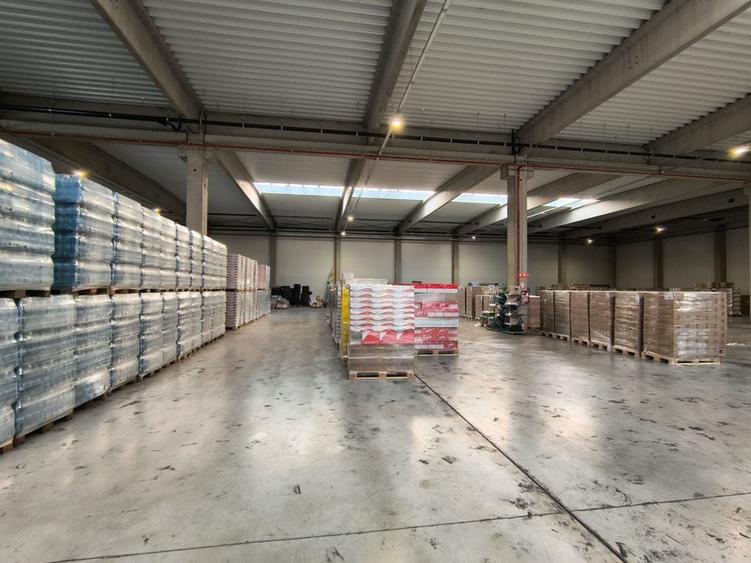 Hală industrială nouă, 2 000 mp. 3,5 Euro + TVA/lună/mp. Comision 0 - 6