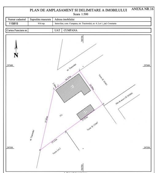 Casa cu 5 camere si teren generos 816 mp in Cumpana - constructie prem - 2