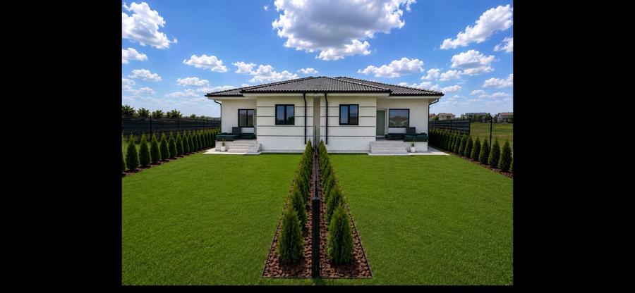 Duplex cu 3 camere cu Canalizare în Moșnița Nouă
