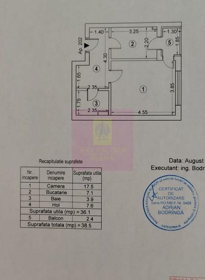 Garsonieră decomandată în Politehnica