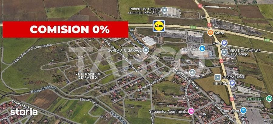 Teren de 4600 mp, în Central