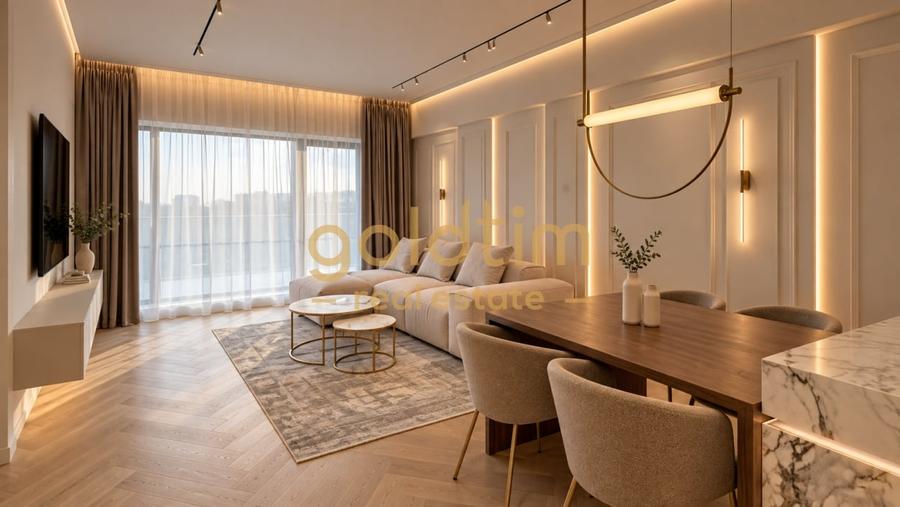 Apartament cu 3 camere decomandat, mobilat în Barbu Văcărescu