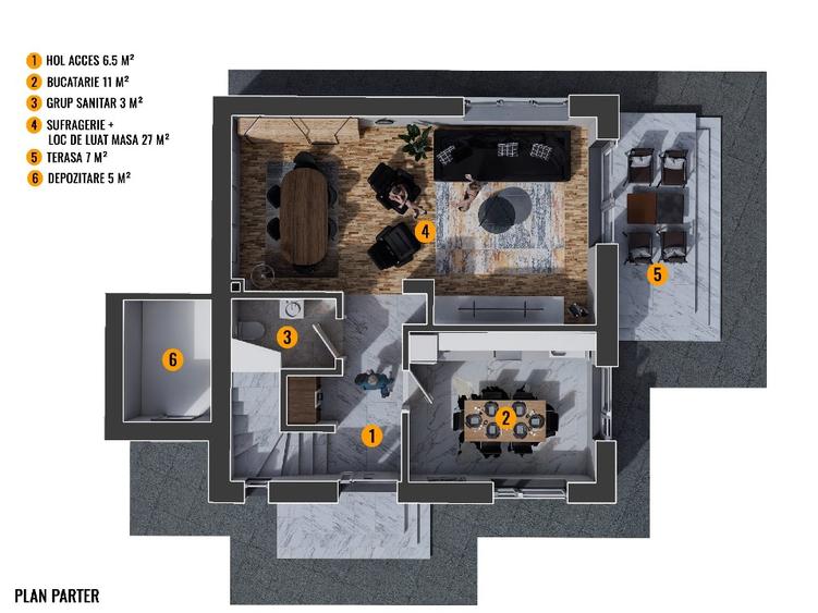 casa 4 camere SmartEnergy complex centru Chiajna - 4