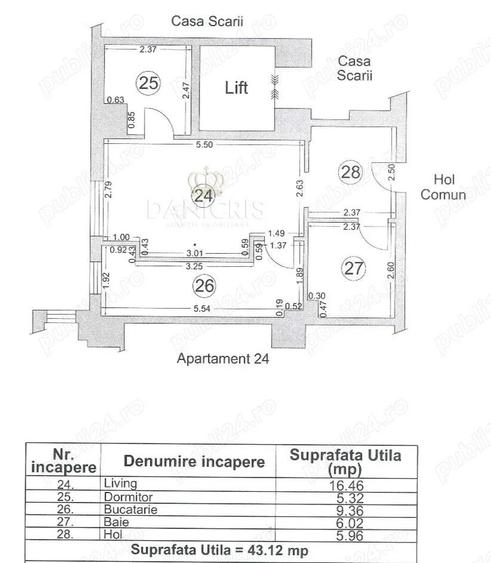 Apartament 2 camere Zona Bratianu, Bloc Nou - 1