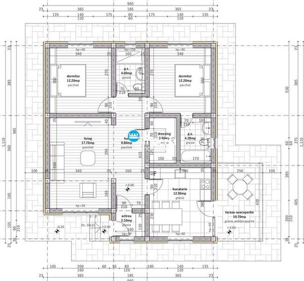 Casa 3 cam, 2 bai, dressing, 500 teren , Chihan Lunca Cetatuii - 4