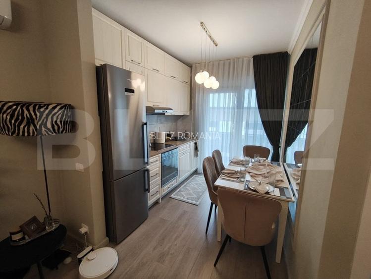 Apartament cu 2 camere, mobilat lux terasa 40 m deasupra +parcare zona Ceyrat