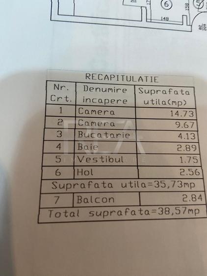 Apartament 2 camere , Decomandat , 10 min Metrou Piata Sudului - 8