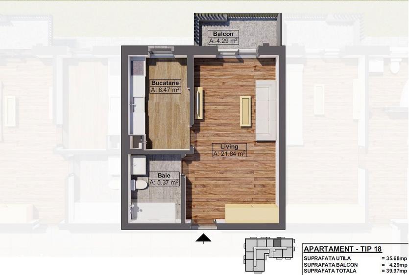 Garsoniere in Dobroesti | Comision 0% | Direct Dezvoltator - 7