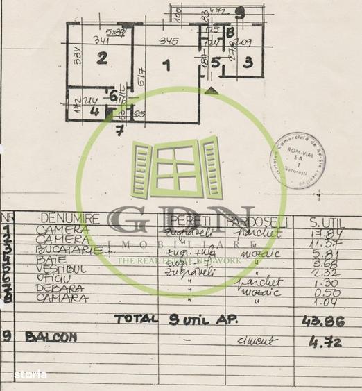 2 camere Domenii Mihalache | bloc reabilitat | centrala | metrou 1 ma - 6