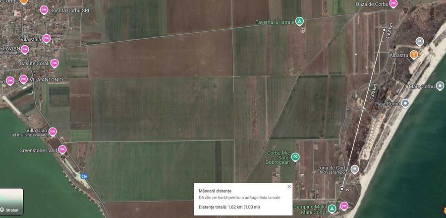 Inchiriez / Vand Teren Corbu 1800 mp la 500 m de plaja - 5