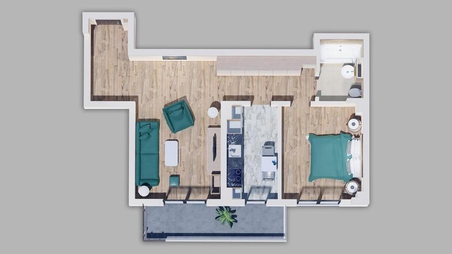 02C Apartament 2 camere Metrou Straulesti, Bucurestii Noi - 4