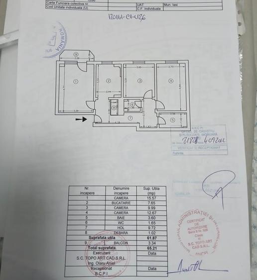 Apartament 3 camere decomandat - 8