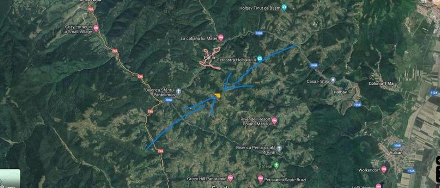 Teren de 3760 mp, în Poiana Mărului