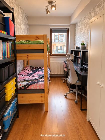 Apartament cu 3 camere semidecomandat în Nord-Est