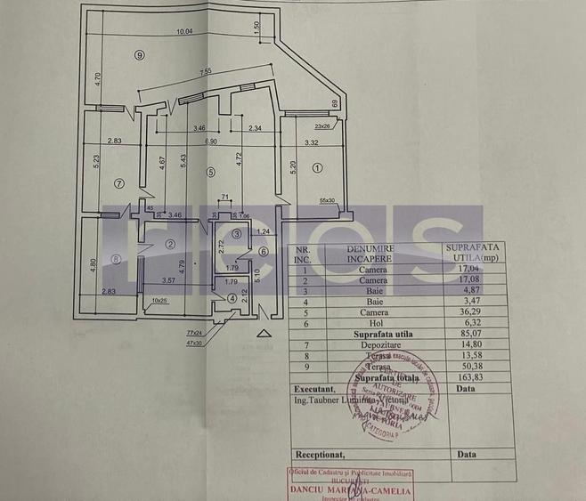 Apartament cu 3 camere decomandat, mobilat în Dămăroaia