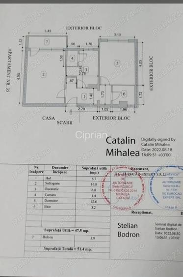 Vand apartment decomandat 2 camere Vand apartment decomandat 2 camere