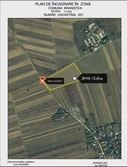 Intravilan 3,61ha pentru parc fotovotaic , poligon industrial ,etc - 4