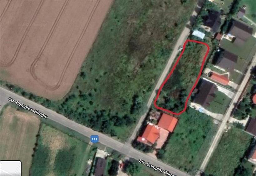 Teren intravilan Izvorani, Complexul Olimpic, 1038 m.p. - 1