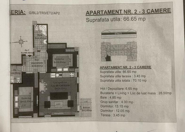 Vand apartament 3 camere in zona tractoru - 7