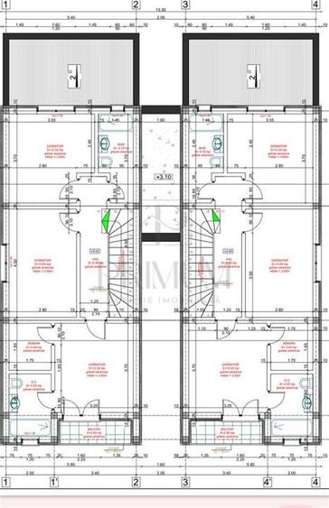 Duplex individual - personalizare interioara - 5 camere - 3