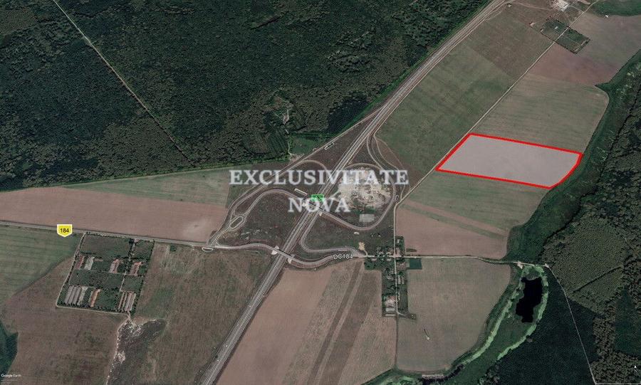 Teren 9Ha -> 16Ha Ha Intravilan , Exit A3 Snagov Ghermanesti Bucuresti-Ploiesti - 15