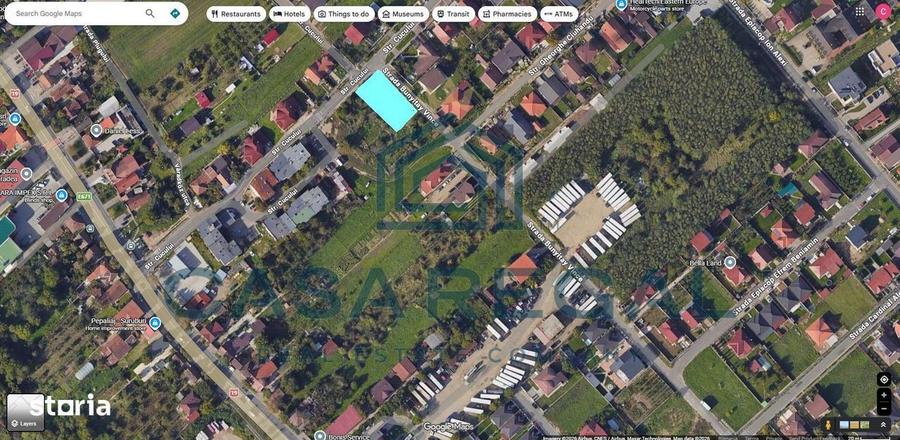 Teren 700 mp, platu Oncea, dublu front stradal - 4