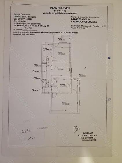 Vanda schimb apartament 3 camere, decomandat, 2 balcoane, 2 bai, 4 4 - 1