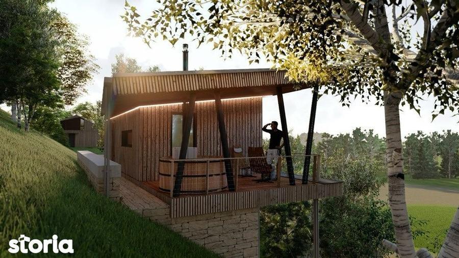 Teren autorizat cabana /AC Muntele Rece Jud Cluj Napoca 35 km de Cluj - 1