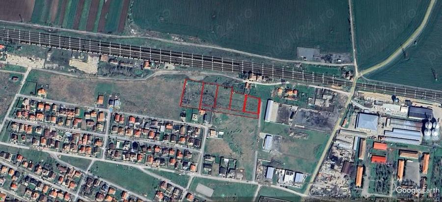 Inchiriez teren intravilan in com. Vladimirescu, jud. Arad, suprafa?a 1.500 mp. - 2