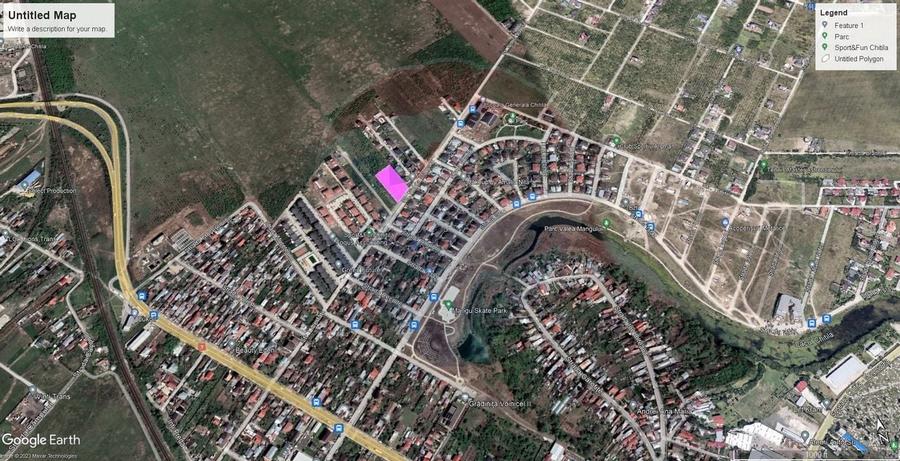 Teren intravilan 3059 mp, dubla deschidere, Mogosoaia - 3