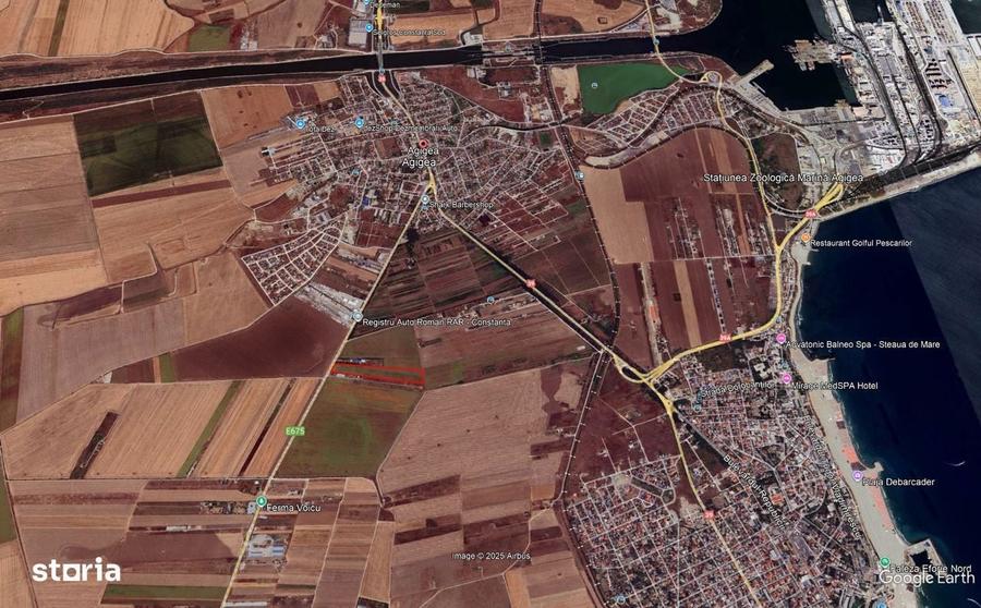 Teren de vanzare in Agigea la DN 38 - 4