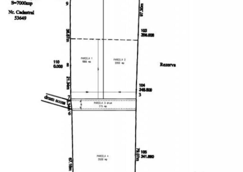 Teren Intravilan cu potential ridicat, 2535mp, Turda, zona c - 3