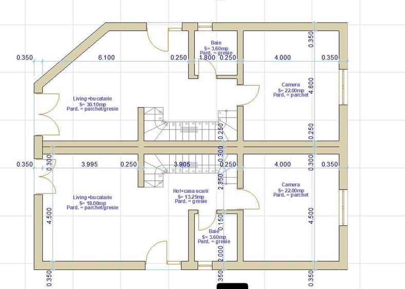 Casa tip duplex, semifinisat, 120 mp utili, 150 mp teren, zona Fagului - 3
