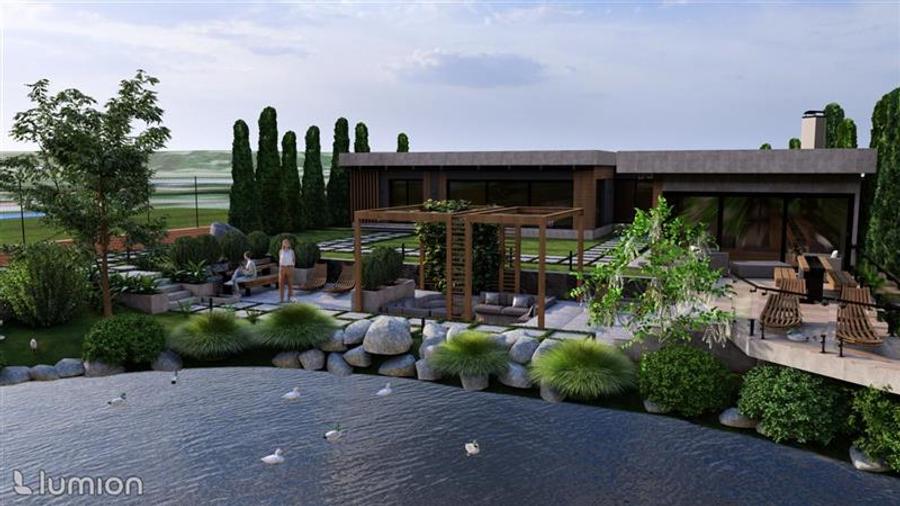 Persoana fizica - teren 1.000mp - Serbanesti - cu lac amenajat - 3