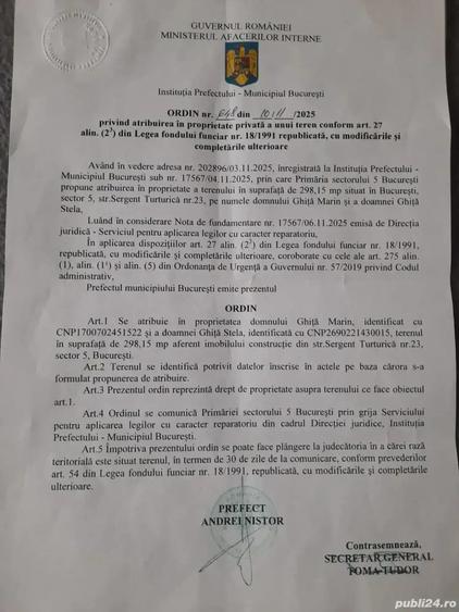 casa cu teren .sergent turturica - 5